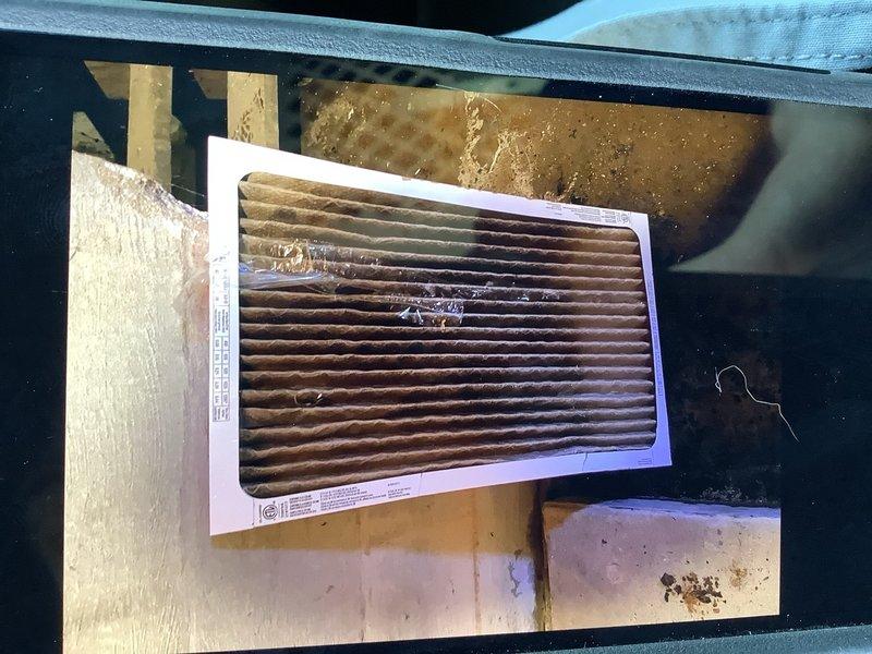 Completed cooling system tune-up on 20+ year old unit located in side yard. Performed standard maintenance protocol including system inspection, cleaned condenser coil fins, and replaced heavily soiled pleated air filter that showed significant particulate accumulation. Unit operating within normal parameters upon completion of service.