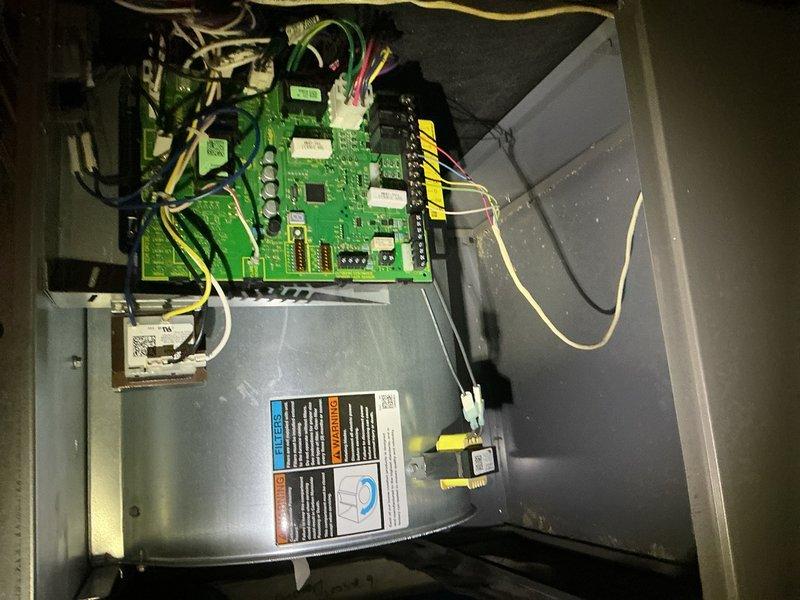 Completed comprehensive cooling system tune-up on 3-year-old ground-level AC unit. Performed full system inspection including control board diagnostics, electrical connections verification, and air filtration system evaluation. All components operating within normal parameters with no deficiencies noted.