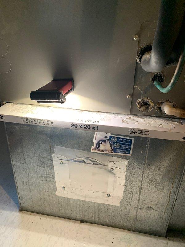 Completed comprehensive cooling system tune-up on 19-year-old Lennox CB80M-41-4P air conditioning unit. Performed standard maintenance protocol including system inspection, filter assessment, electrical component verification, and operational testing to ensure proper cooling performance for the upcoming season.