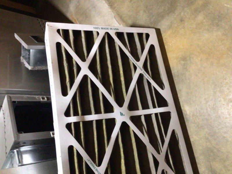 Completed comprehensive cooling maintenance on a 9-year-old air conditioning system. Performed full AC tune-up including system inspection, cleaned and tested all components, and replaced air filter with new USA-made pleated filter. System tested and confirmed operating properly with all parameters within normal specifications.
