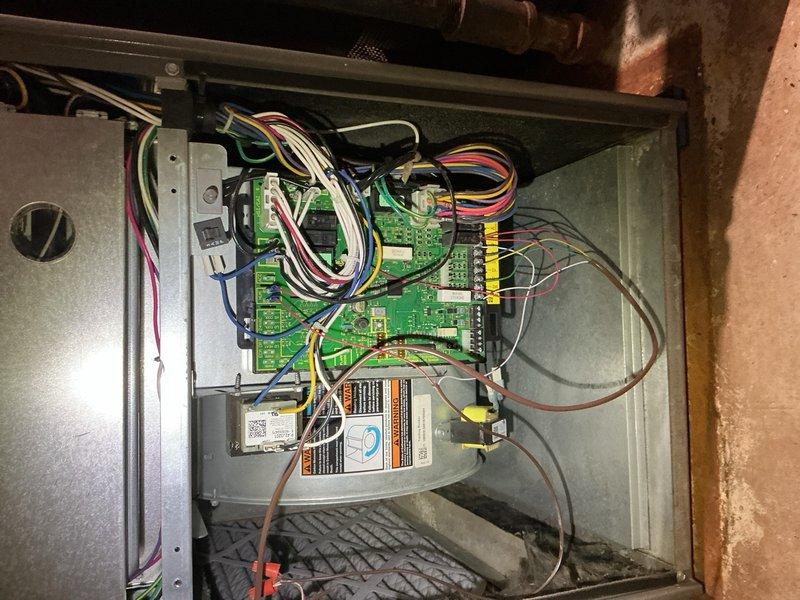 Completed comprehensive cooling maintenance on a 9-year-old air conditioning system. Performed standard tune-up procedures including inspection of air return grille, verification of proper airflow through ventilation components, and detailed examination of control board wiring and electrical connections. All system components tested and found operating within normal parameters, with no issues identified during service.