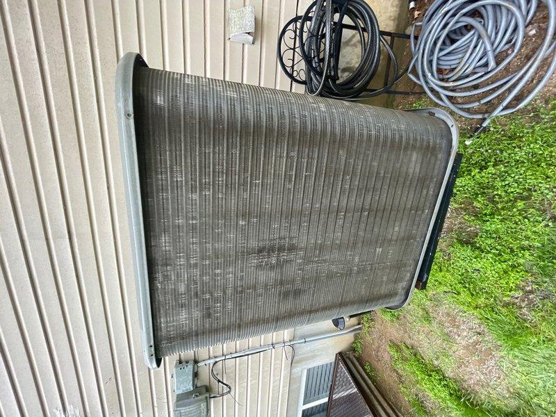 Completed comprehensive air conditioning tune-up service on single residential unit with indoor air handler located in basement and outdoor condensing unit. Performed standard maintenance protocol including inspection of blower assembly, electrical connections, and heat exchanger coil which showed moderate dirt accumulation on fins. System operational upon completion with all components functioning within normal parameters.