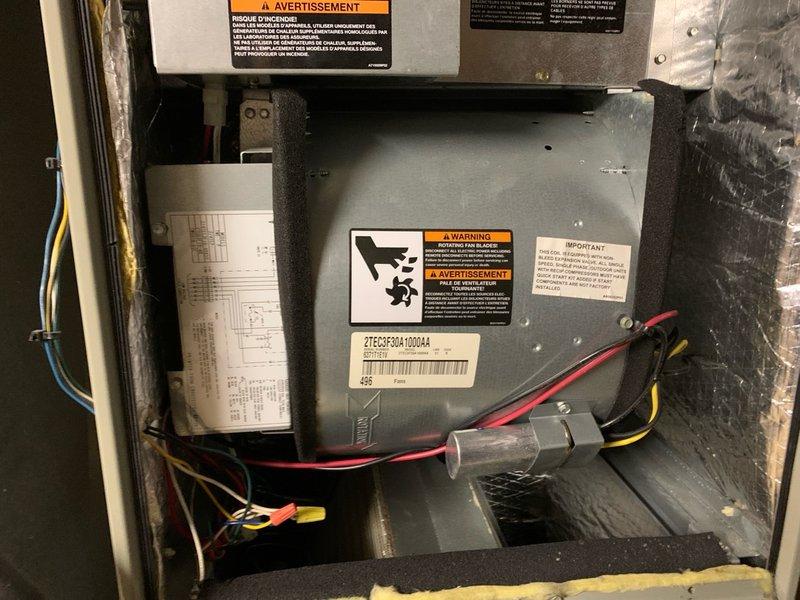 # HVAC Service Summary

Completed routine preventative maintenance on a 10-year-old air conditioning system. Performed comprehensive tune-up including system inspection, replaced heavily soiled air filter with accumulated dust and debris, verified electrical connections and wiring integrity, and inspected blower assembly components. All warning labels and safety devices confirmed in place and legible. System operational and ready for cooling season.

# Detailed Work Performed

Arrived on-site during scheduled morning service window to perform annual air conditioning tune-up on existing cooling system. Upon initial assessment, accessed the air handler unit and identified a significantly loaded 16x25x1 synthetic pleated air filter requiring immediate replacement. The filter media displayed heavy dust accumulation with visible particulate matter embedded throughout the pleated surface, indicating extended use beyond recommended replacement interval. Removed and replaced the contaminated f