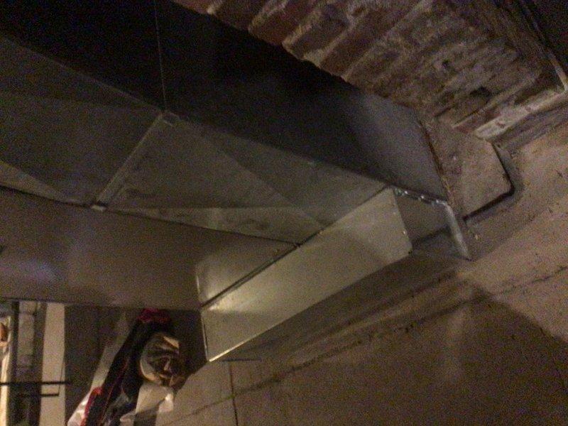 Responded to basement flooding concern to inspect boiler and furnace for water damage and operational safety. Conducted thorough visual inspection of HVAC ductwork system, examining sheet metal ducts, connections, and surrounding mechanical space for signs of water intrusion, moisture damage, or compromised components. Inspected interior duct surfaces for water staining, residue accumulation, and structural integrity. All equipment found to be functioning properly with no immediate safety concerns identified following the flooding incident.