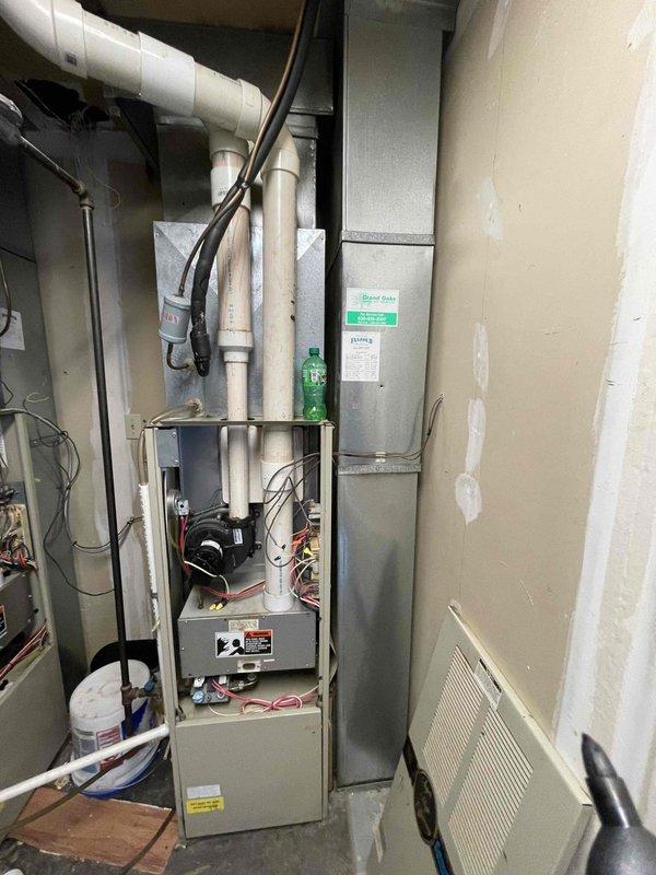 Performed inspection of commercial HVAC systems including multiple furnace and air conditioning units located in mechanical room and on rooftop. Evaluated equipment functionality for new building occupant, documenting condition of furnace components, blower motors, refrigerant lines, ductwork, and thermostat controls. Provided findings and recommendations for ongoing maintenance program to ensure optimal system performance.
