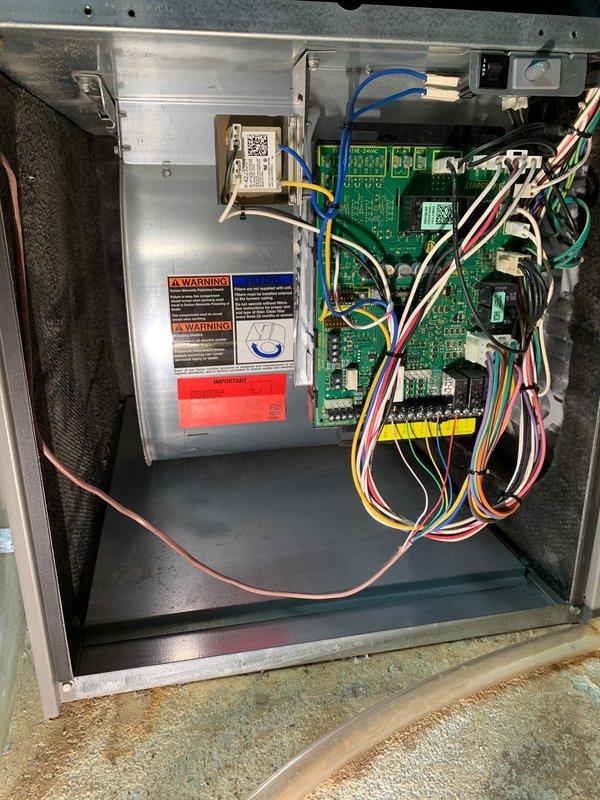 Completed comprehensive cooling season tune-up on 16-year-old outdoor AC unit. Performed full system inspection including control board diagnostics, electrical connections verification, refrigerant level assessment, and overall component evaluation. Unit operational and ready for cooling season demands.