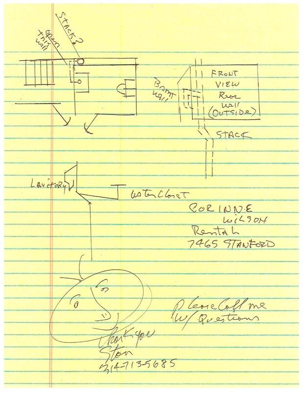 Removed existing cast iron drain piping, including the santee fitting for the lavatory drain connection. Replaced the removed cast iron section with new PVC piping, ensuring proper slope and secure connections. Installed new PVC fittings to accommodate the lavatory drain while maintaining code-compliant drainage system functionality.