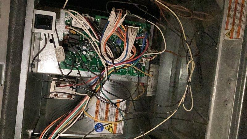 Completed comprehensive AC tune-up on a 6-year-old ground-level unit located in the utility room. Performed full system inspection including control board diagnostics, electrical connections verification, and capacitor testing. Inspected and documented dirty air filters requiring replacement to ensure proper airflow and system efficiency.