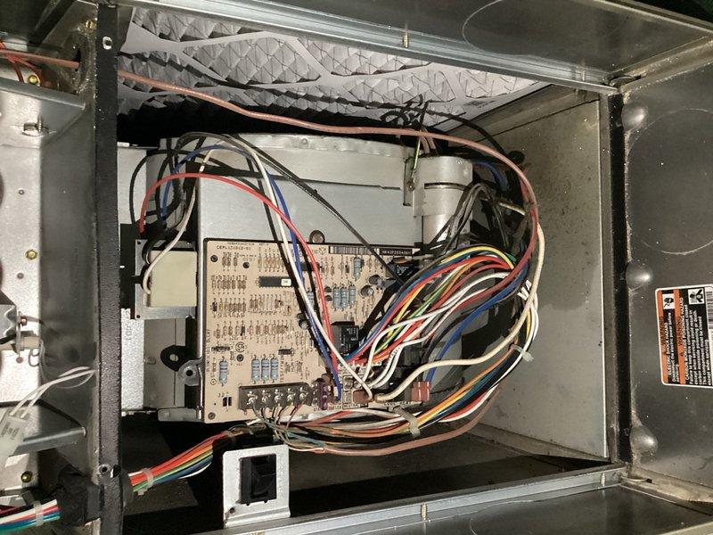 Completed comprehensive cooling maintenance tune-up on 15-year-old air conditioning system. Performed standard maintenance protocol including inspection of control board and electrical components, verification of all wire connections and contactors, examination of ductwork and air filtration system, and confirmed unit operational status. System tested and operating within normal parameters upon completion.