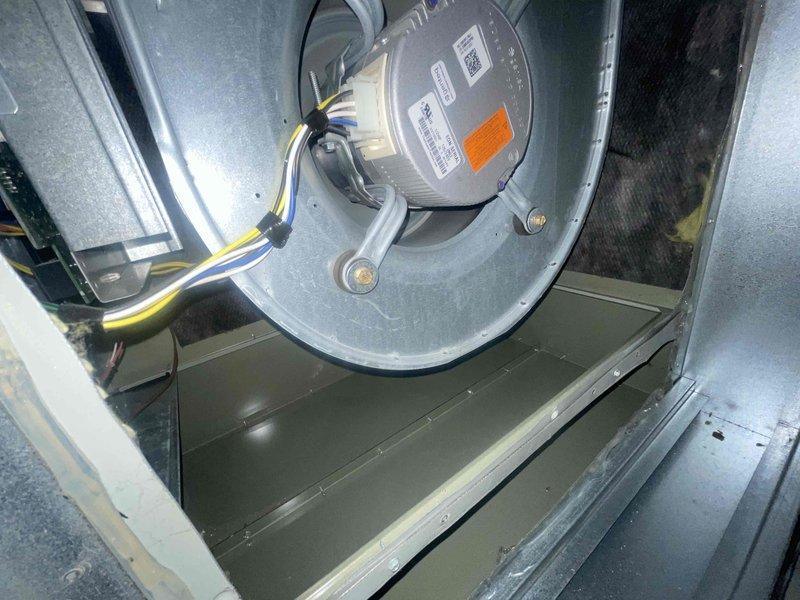 Completed comprehensive cooling system maintenance and tune-up on residential HVAC unit. Performed full system inspection including electrical components, blower motor assembly, and condenser coil examination. All components found operating within normal parameters, connections secure, and system functioning properly at time of service completion.