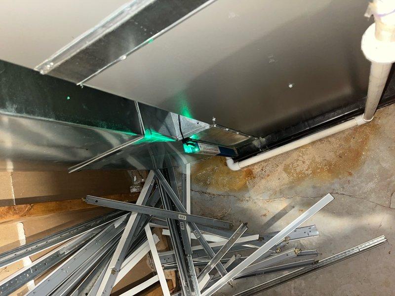 Replaced damaged power cord on HVAC unit that had been compromised due to repeated pulling during filter changes. Accessed equipment compartment, removed failed power cord, and installed new replacement cord to restore proper electrical connection. System tested and confirmed operational for both heating and cooling modes upon completion.