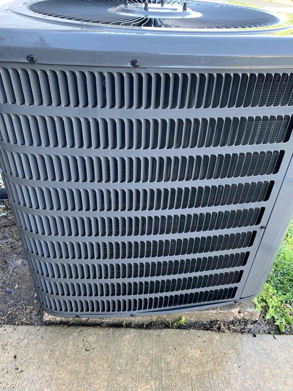 Completed comprehensive cooling season tune-up on single residential air conditioning system located in basement. Performed standard maintenance protocol including inspection of outdoor condenser unit, verification of proper airflow through louvered fins, and examination of air filtration system. All components found operating within normal parameters, filter media inspected and unit confirmed ready for cooling season operation.