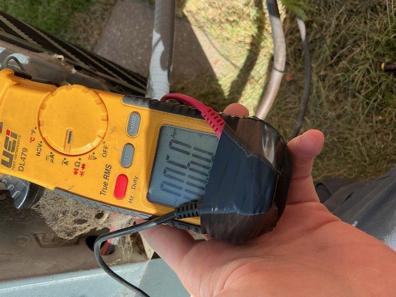 Completed comprehensive cooling season tune-up on 4-year-old outdoor condensing unit. Performed electrical diagnostics using digital multimeter and clamp meter to verify proper voltage and amperage draw. Inspected condenser coil fins for debris accumulation and airflow restrictions, confirming adequate heat transfer capability and structural integrity of fin assembly.