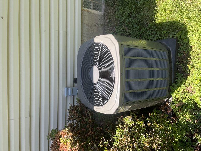 Performed comprehensive cooling system tune-up on outdoor condensing unit. Completed full system inspection including condenser coil assessment, fan operation verification, and refrigerant level check. Replaced heavily soiled air filter with clean filter to restore proper airflow and system efficiency.