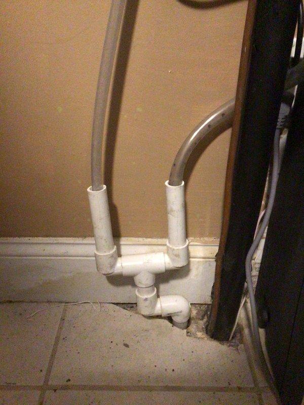 Installed new PVC drain line routing from the air handler to direct both the humidifier drain and air conditioning condensate drain to the sump pump pit located in the crawl space. The installation included proper pipe sizing, appropriate fittings, and secure mounting to ensure reliable drainage and prevent water accumulation near the HVAC equipment.