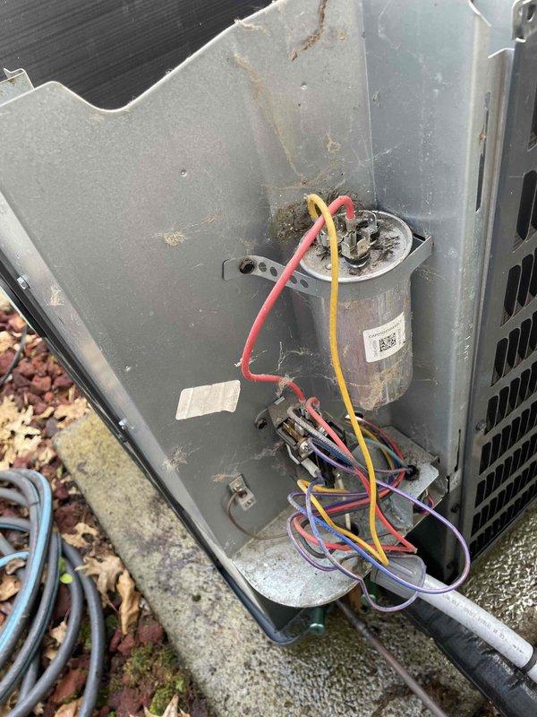 Completed preventative maintenance tune-ups on two outdoor cooling units located in the backyard. Performed comprehensive inspections of both systems, including evaluation of electrical components, capacitors, wiring connections, and condenser coils. Both units showed normal wear consistent with outdoor exposure, with some dirt and debris accumulation on exterior surfaces and coil fins that was addressed during the service visit.