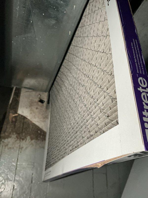 Completed maintenance service on two HVAC units that were not serviced during previous visit. Performed thorough cleaning and system checks on both units, replaced air filters as evidenced by documentation. Installed union fitting on condensate drain line and added water safety switch to prevent overflow damage. All systems tested and confirmed operational for both heating and cooling modes.