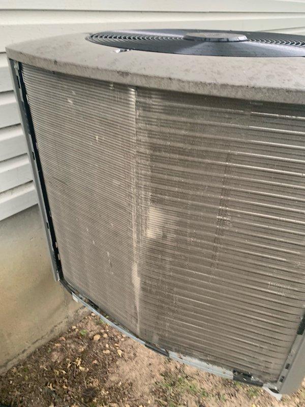 Completed comprehensive cooling maintenance and tune-up on a 3-year-old Lennox air conditioning system per Home Depot work order #F59381724. Performed full system inspection of outdoor condenser unit, verified proper operation of compressor and fan motor, cleaned condenser coils, checked refrigerant levels and electrical connections, and confirmed system was cooling effectively with no deficiencies noted. Unit was found in good working condition and left operational upon completion of preventive maintenance service.
