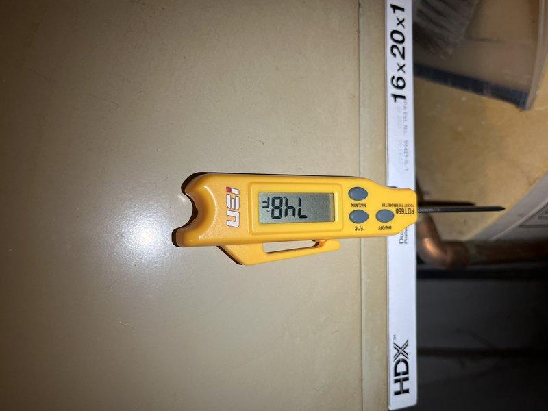 Completed preventive maintenance tune-up on single residential AC unit. Performed standard system diagnostics including temperature differential measurements, verified proper airflow with filter inspection showing 16x20x1 filter size, and assessed condensate drainage system. Noted excessive condensation present on evaporator coil access panel, indicating system is operating and removing humidity from conditioned space effectively.