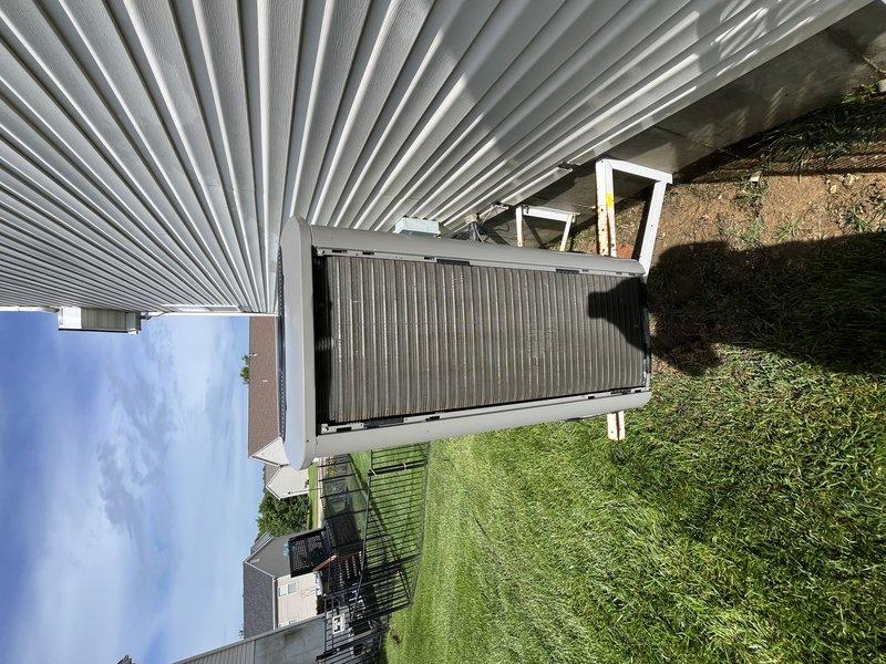 Responded to callback for 4-year-old Lennox AC unit that was completely unresponsive with no power. Upon arrival, diagnosed and resolved the no-power condition, restoring full operation to the system. Completed exterior coil cleaning on the condensing unit that was previously incomplete from prior visit.