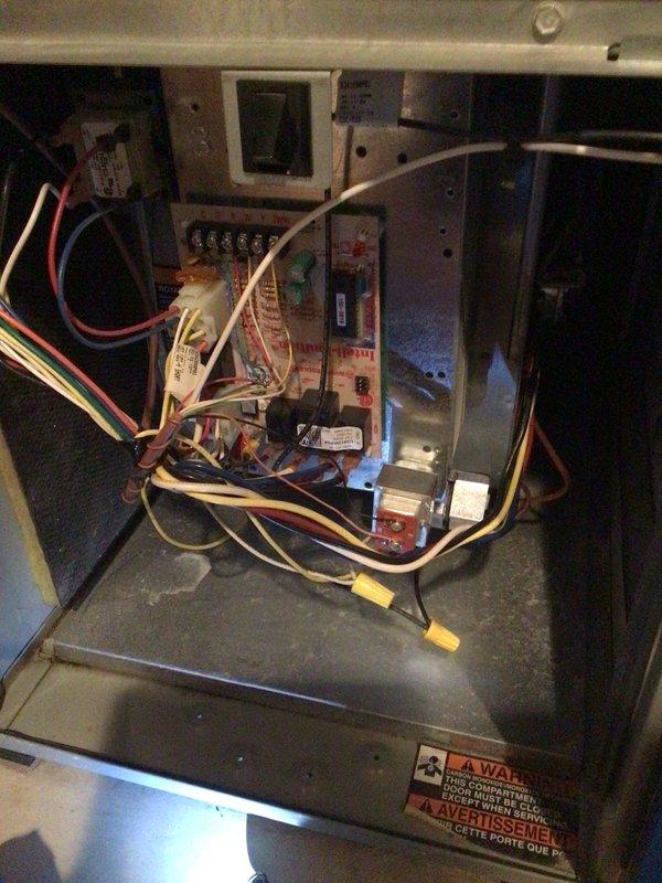 Completed comprehensive cooling maintenance on a 15-year-old air conditioning system. Performed standard tune-up procedures including inspection of electrical components, control board, transformer, and relay systems within the air handler compartment. Observed significant frost and ice accumulation on evaporator coil surfaces, indicating potential airflow restriction or refrigerant charge issues. All electrical connections, wiring harnesses, and control components verified to be in proper working condition. System confirmed operational at time of service completion.