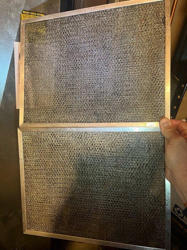 Completed comprehensive cooling maintenance tune-up on 9-year-old air conditioning system. Performed full system inspection of outdoor condenser unit, cleaned and replaced aluminum mesh air filters, verified proper airflow through ventilation grilles, and confirmed system operational status. All components functioning within normal parameters upon completion.