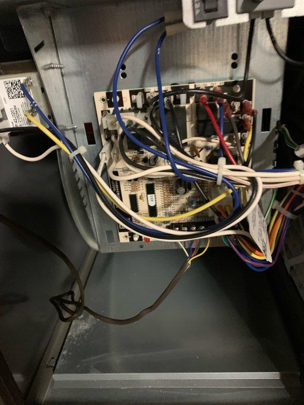 Completed comprehensive cooling system tune-up on single residential unit less than 10 years old. Performed standard maintenance protocol including inspection of control board, electrical connections, and wiring harness; all components found to be in proper working condition with secure terminations and appropriate wire management. System operating within normal parameters upon completion of service.