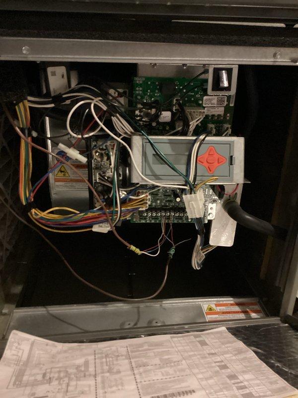 Completed comprehensive AC tune-up and cooling maintenance on a 9-year-old air conditioning system. Performed full system inspection including control board diagnostics, electrical connections verification, and filter assessment. System was found operating properly with all components functioning within normal parameters at time of service completion.