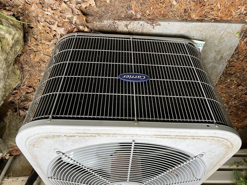 Completed comprehensive air conditioning tune-up on a 2012 Carrier condenser unit located in side yard. Performed standard maintenance protocol including inspection of all major components, cleaning of condenser coils, verification of proper refrigerant levels, testing of electrical connections, and evaluation of overall system performance. Unit was found to be operating within normal parameters with all components functioning properly; customer advised system is in good working condition for the cooling season.