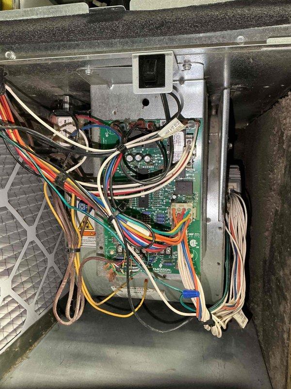 Performed level one maintenance service on HVAC system, including thorough blower wheel cleaning and evaporator coil cleaning. Removed blower wheel assembly from unit for detailed cleaning to restore proper airflow and system efficiency. Cleaned evaporator coil to remove accumulated dirt and debris, improving heat transfer and overall system performance.