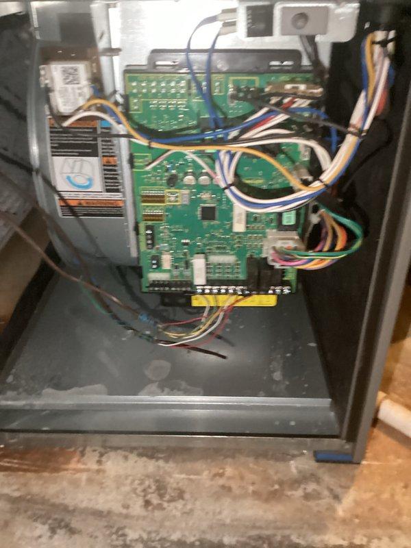 Completed comprehensive cooling season tune-up and preventive maintenance on 9-year-old Lennox air conditioning system. Performed full system inspection including condenser unit exterior evaluation, control board and electrical component examination, verified proper wiring connections and circuit integrity, and documented equipment condition through detailed photography. All components found operating within normal parameters with no immediate repairs required at time of service.