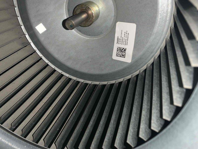 Completed comprehensive cooling system tune-up on single outdoor AC unit located at side of home. Performed refrigerant pressure and temperature diagnostics using digital manifold gauge, confirming system pressures at 25.94 PSIG with superheat readings at 62°F and saturated temperatures within normal operating parameters. Inspected blower wheel assembly, verified clean condition of squirrel cage fan blades with no debris accumulation, and confirmed proper motor shaft alignment and operational integrity of centrifugal blower components.