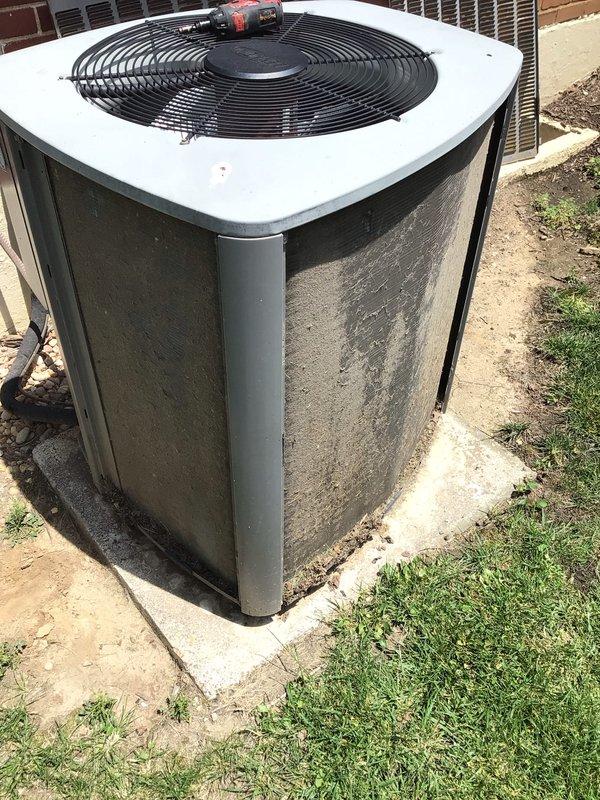 Responded to no cooling call on 14-year-old Lennox system. Upon arrival, performed diagnostic inspection of indoor air handler and outdoor condensing unit. Accessed electrical compartment to inspect blower motor, capacitor, control board connections, and thermostat wiring. Examined outdoor unit including fan motor operation and compressor functionality. Verified all electrical connections were secure and properly terminated. System components showed typical wear consistent with age but remained operational. Completed necessary repairs to restore cooling operation to the unit.