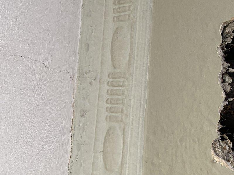 Removed damaged cast iron stack from basement floor to ceiling level after camera inspection identified crack in pipe. Installed new PVC stack piping with proper fittings and supports, created access opening through drywall and decorative molding to reach affected section. Tested all connections for leaks upon completion to ensure system integrity.