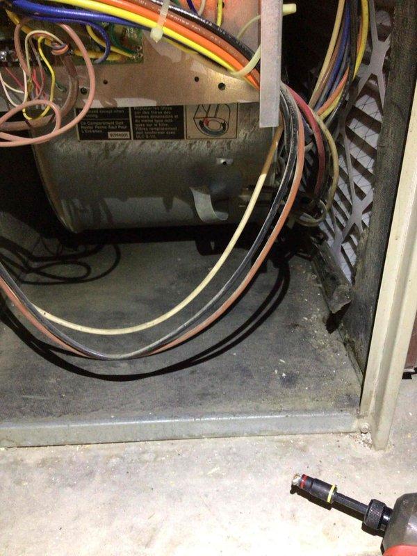 Completed comprehensive tune-up service on a 6-year-old residential air conditioning unit located in backyard. Performed standard maintenance procedures including inspection of electrical connections, capacitor testing, blower motor examination, and evaluation of all internal components within the air handler compartment. Unit was found to be in operational condition with normal wear patterns; all systems tested and confirmed functioning properly upon completion of service.