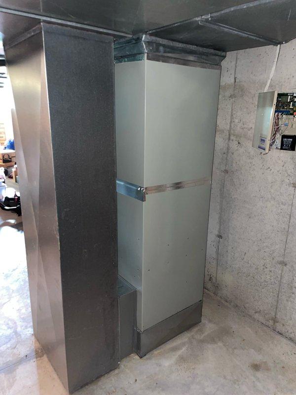 Completed scheduled cooling maintenance tune-up on residential HVAC system. Performed comprehensive inspection of air handler unit and verified Honeywell thermostat operation displaying 73°F in cooling mode. System tested and confirmed operating properly with all components functioning as designed.