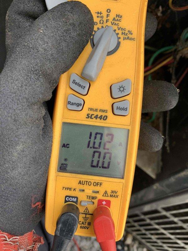 Completed cooling system tune-up on a Trane/American Standard forced air unit (Model AUDZC100B9V5VBA, manufactured March 2012) located at the rear of the property. Performed comprehensive system diagnostics including electrical testing with digital multimeter, verifying proper voltage and amperage readings, inspecting all electrical connections, and evaluating overall system performance to ensure optimal operation for the cooling season.