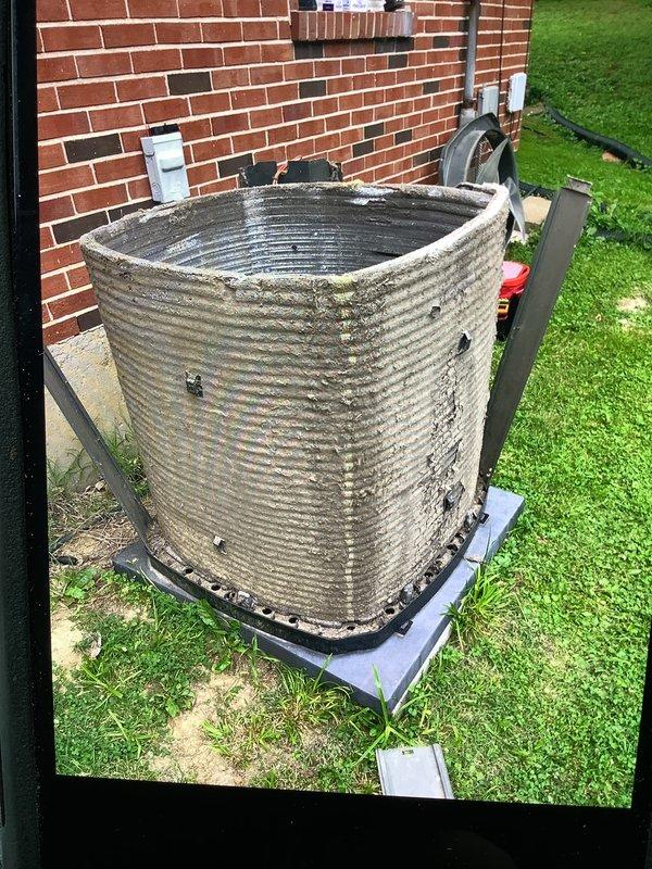 Responded to no cooling call on 10-year-old residential air conditioning system. Upon arrival, found outdoor condensing unit heavily soiled with significant dirt and grime accumulation on exterior surfaces and coil fins. Opened electrical control panel to diagnose condenser failure and inspected internal wiring, circuit boards, and electrical connections. Troubleshot system components to identify root cause of condenser malfunction and determine necessary repairs to restore cooling operation.