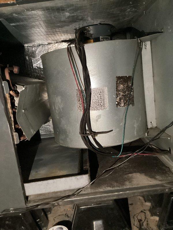 Completed comprehensive cooling maintenance on a 9-year-old air conditioning system. Performed standard AC tune-up procedures including inspection of the attic-mounted air handler unit, evaluation of electrical connections and wiring, and assessment of ductwork components. Replaced dirty air filter with fresh media to ensure proper airflow and system efficiency. System tested and confirmed operational with no deficiencies noted at time of service completion.