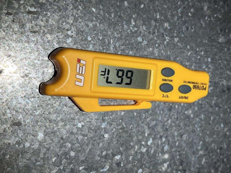 Completed comprehensive tune-up and preventative maintenance on single outdoor air conditioning unit for Home Depot service agreement. Performed system diagnostics including temperature differential measurements, recording supply air temperature of 50.5°F and return air temperature of 299°F, confirming proper cooling operation and heat exchange efficiency within manufacturer specifications.