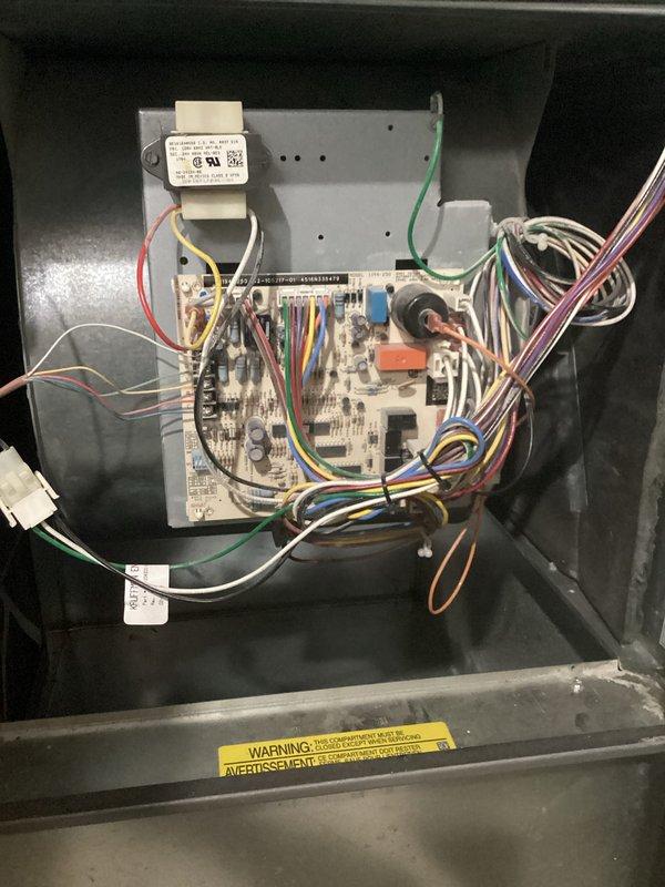 Completed comprehensive cooling season tune-up on outdoor condensing unit located at side of home. Performed standard maintenance protocol including inspection of air filter, electrical control board, and all system components. System operating within normal parameters with all safety controls functioning properly.