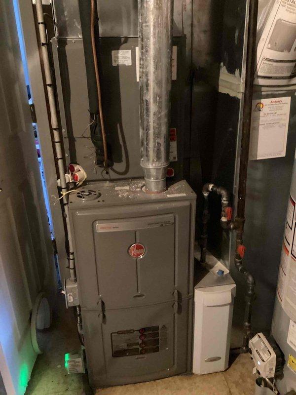 Responded to no cooling complaint on 9-year-old AC system where capacitor had been replaced by another contractor earlier same day but unit still not cooling. Upon arrival, thermostat displayed 82°F with supply air temperature at 77°F. Performed comprehensive diagnostic evaluation of entire system. Found compressor attempting to start but failing to run continuously. Identified additional electrical issue preventing compressor operation beyond the previously replaced capacitor. Diagnosed failed contactor with burned contacts preventing proper power delivery to compressor. Replaced defective contactor with OEM replacement part. Verified proper voltage and amperage draw to compressor. Tested system operation through complete cooling cycle. Confirmed compressor running smoothly with proper start-up and continuous operation. Measured supply air temperature drop, verifying adequate cooling performance. System restored to normal operation with proper temperature differential across evaporato
