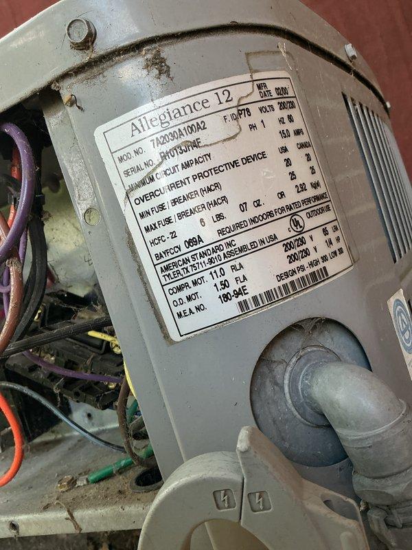 Completed comprehensive cooling system tune-up on single AC unit, including inspection of Allegiance 12 model ZA2031A10042 condenser unit and replacement of heavily soiled pleated air filter. All electrical connections, refrigerant levels, and system components were inspected and found to be operating within normal parameters, with unit cycling properly and maintaining appropriate temperatures.