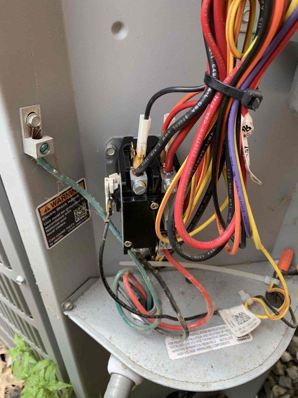 Responded to no cooling complaint on 4-year-old outdoor AC unit. Upon arrival, performed system diagnostics and inspected electrical components within control panel. Verified contactor operation and electrical connections, all wiring properly secured with cable ties and no visible damage observed. Measured supply air temperature at 41.7°F, confirming system is now cooling properly. Unit tested and returned to normal operation.