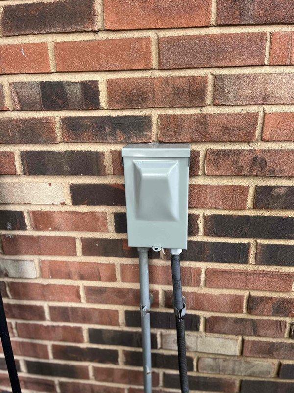 Replaced bypassed outdoor disconnect box with new unit containing 30-amp fuses to restore proper electrical protection for HVAC system. The existing disconnect had been bypassed, rendering both the breaker and disconnect box non-functional and creating a safety hazard. Installed new disconnect, verified proper amperage rating, confirmed system operation, and removed old equipment from site.