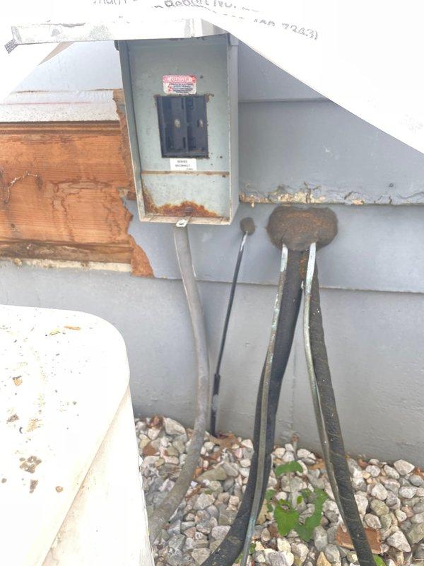 Responded to no-cooling call on residential air conditioning system. Upon arrival, customer reported metal nail had fallen into outdoor condenser unit. Inspected 10-year-old ground-level condenser located at rear of property and safely removed foreign object from unit. Verified compressor operation, checked refrigerant pressures, and confirmed proper airflow through condenser coil. System restored to normal cooling operation with thermostat reading 84°F and set point at 78°F.