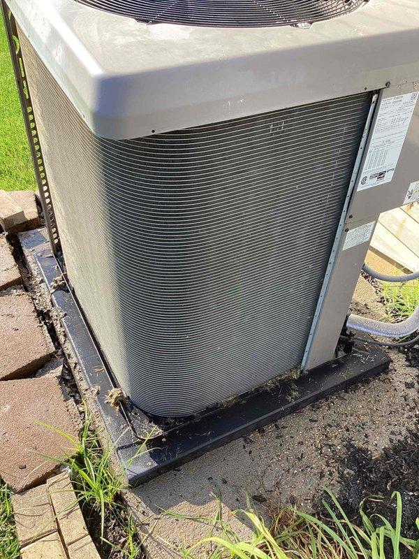 Completed comprehensive cooling maintenance on a 9-year-old residential air conditioning system. Performed standard tune-up procedures including inspection of outdoor condenser unit, electrical measurements using digital multimeter to verify proper amperage and voltage readings, and system performance evaluation. System found to be operating within normal parameters with no deficiencies noted.
