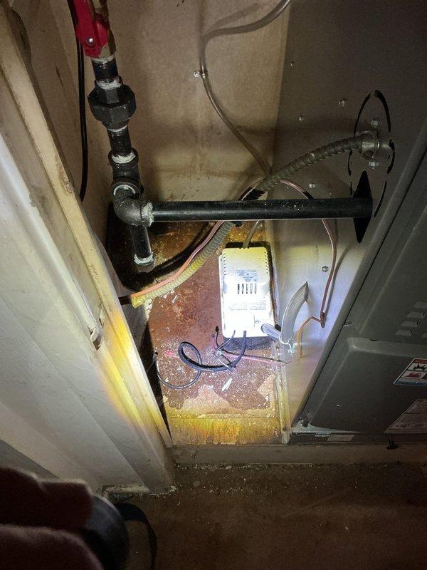 Responded to no cooling call on 1-year-old Lennox system. Upon arrival, determined unit was operational but thermostat was not properly configured for cooling mode. Provided customer education on thermostat operation, including how to switch between heating and cooling modes, adjust temperature setpoints, and verify system response. Verified air conditioning system activated properly and began cooling cycle. System tested and confirmed operational with adequate airflow and cooling capacity.