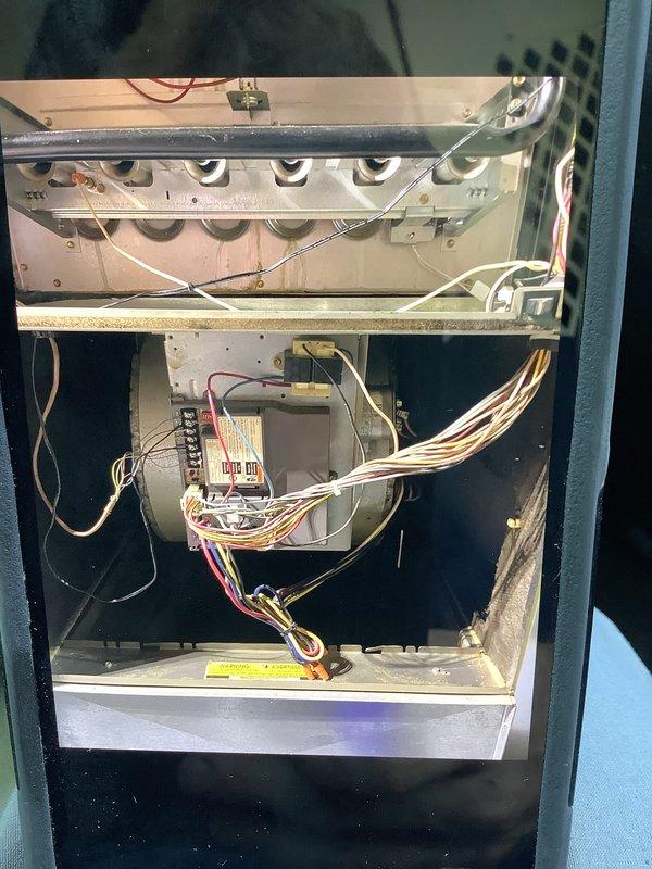 Responded to no trouble found call on new HVAC unit where customer reported concerns about system operation and filters not showing any debris. Performed thorough system inspection including visual examination of heat exchanger assembly, burner components, control board, and electrical connections. Took temperature and airflow measurements at supply and return to verify proper system operation. All components found operating within manufacturer specifications with no issues detected. Unit cycling properly with adequate airflow and no signs of mechanical or electrical problems. Filters showing minimal debris accumulation consistent with new installation and normal operation.