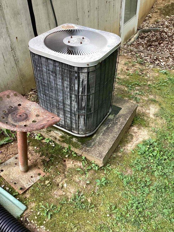 Responded to no cooling complaint on residential split system with Janitrol air handler and outdoor condensing unit. Upon arrival, confirmed unit was not operating. Performed complete system diagnostics including electrical testing, refrigerant pressure checks, and component inspection. Identified failed capacitor on outdoor condenser unit preventing compressor operation. Replaced defective dual run capacitor with proper OEM specification replacement. Verified proper amperage draw on compressor and fan motor. Tested system operation through complete cooling cycle, confirmed adequate airflow at registers, and verified proper temperature split across evaporator coil. System restored to full operational status with normal cooling capacity.